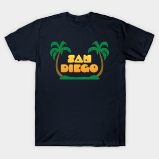 San Diego California Palm Trees T-Shirt